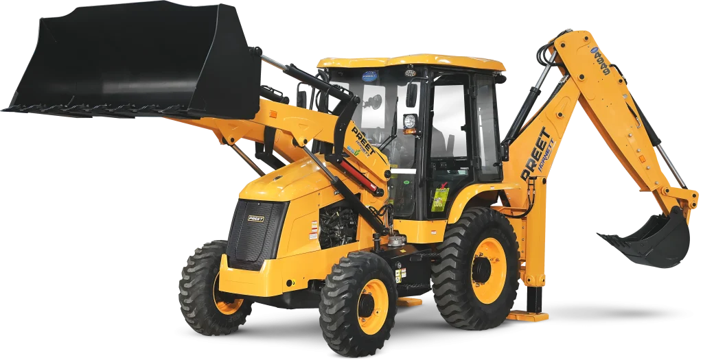 Backhoe Loader Extended Dipper